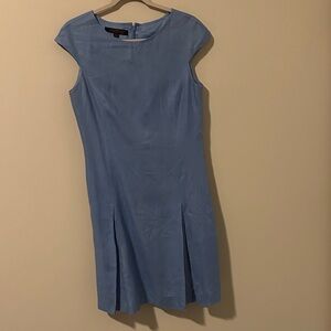 Anne Klein Elegant Blue Cap Sleeve Mini Dress
